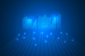 digital technology abstract background. data connection graphic vector