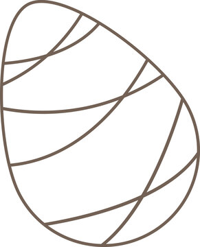 recommend clip art: Easter egg line art style Contemporary design