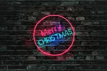 Merry Christmas on the wall