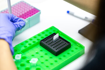 glove, cycler, lab, research, dna, segment, thermal, test, equipment, analysis, samples, sequence, tube, chemical, laboratory, background, centrifuge, marker, pipette, science, cloning, biochemistry, 