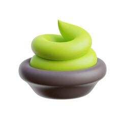 Wasabi 3D illustration