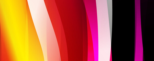 Trendy simple fluid color gradient abstract background with dynamic wave line effect. Vector Illustration For Wallpaper, Banner, Background, Card, Book Illustration, landing page