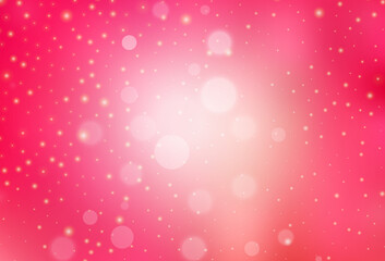 Light Red, Yellow vector texture in birthday style.