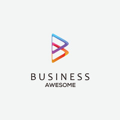 business logo gradient color symbol