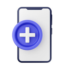 Obraz premium 3d Smartphone icon illustration render