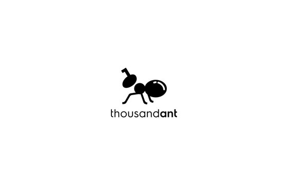 ant logo vector illustration, icons and templates