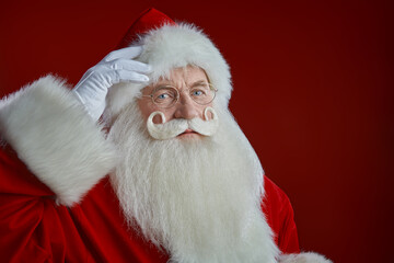 Naklejka premium traditional kind Santa