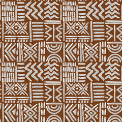 Beautiful seamless pattern with national African traditional ornament. - 556372659