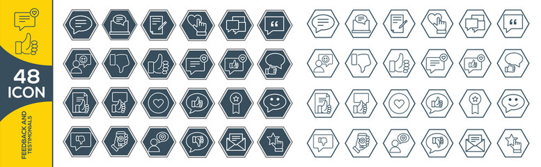 FEEDBACK ICON SET DESIGN