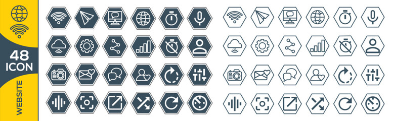 DATA BASE ICON SET DESIGN