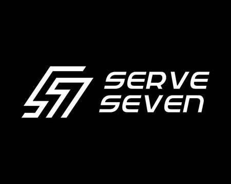 Letter S7 7S Number Line Abstract Modern Future Contemporary Geometric Minimal Vector Logo Design
