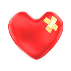 Obraz premium 3d render Heal Heart illustration