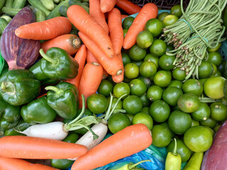 vegetables on the market