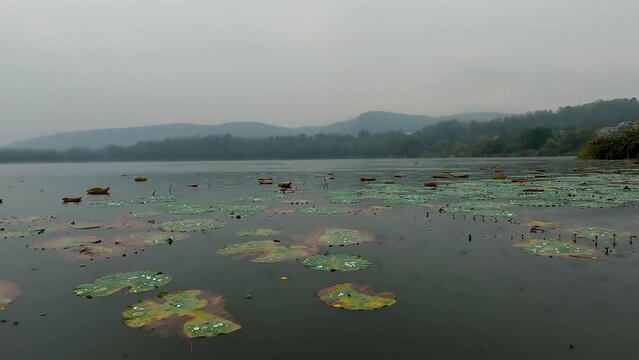 Rainy Day on Lake Corgeno