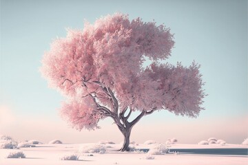 Digital illustration about a tree.