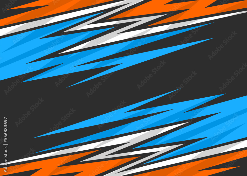 Poster abstract background with reflective colorful arrow pattern and with some copy space area