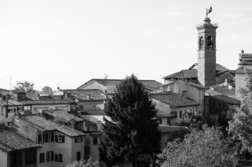 The city of Bergamo in Italy