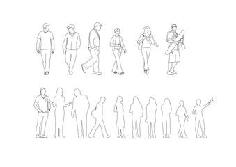 group of people in poses, 사람들 