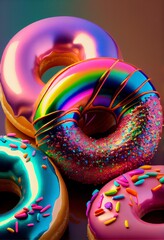 shiny donuts