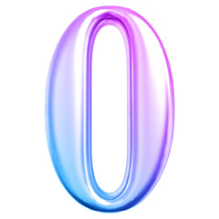 3d gradient number 0