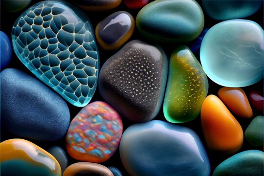 Decorative Glass PEBBLES Stones Beads Vase Nuggets Wedding Decoration Home  | eBay