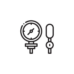 Blood Pressure Gauge Icon