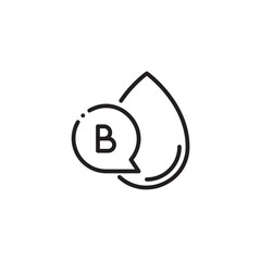 Blood Type B Icon
