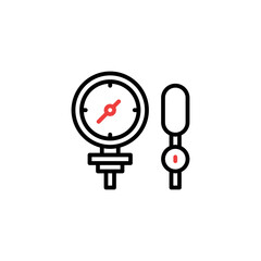 Blood Pressure Gauge Icon