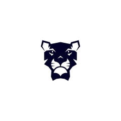 panther face vector illustration for an icon,symbol or logo. panther template logo  © Agus