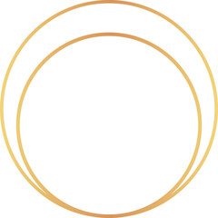Gold Line Circle Frame (8)