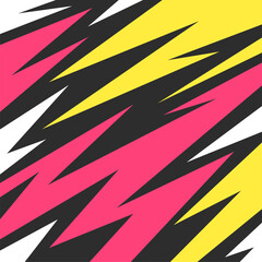 Abstract background with colorful sharp and arrow pattern