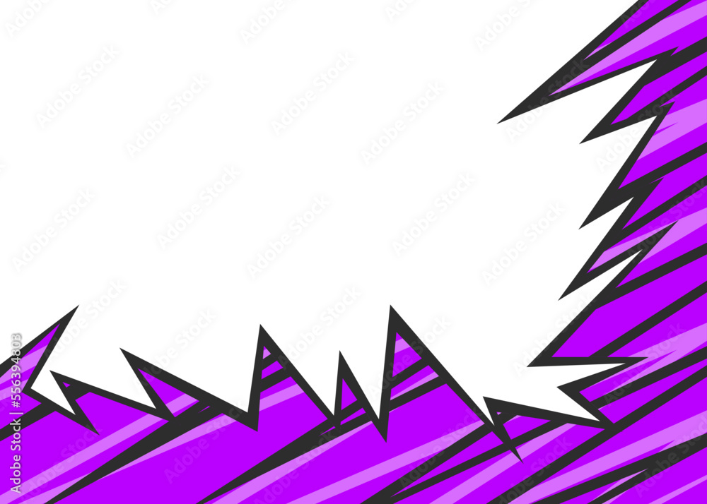 Poster abstract background with jagged spike pattern and with some copy space area