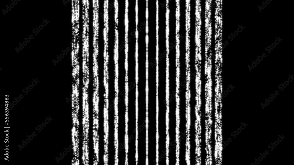 Poster abstract vertical fluxes of luminous particles monochrome on black background with alpha channel. ba