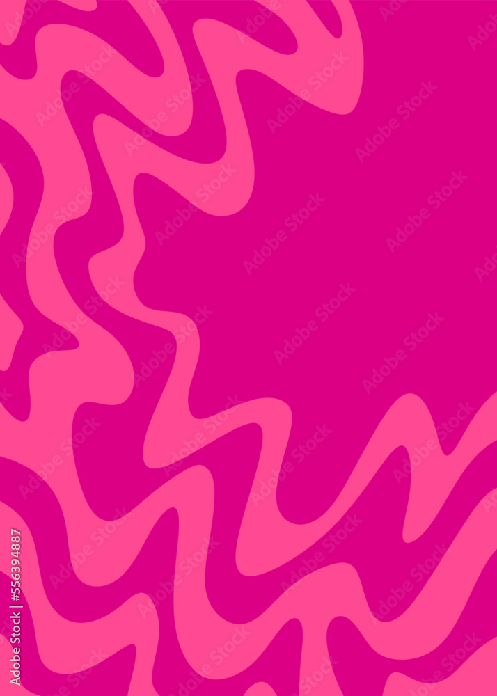 Aufkleber abstract background with cute wavy line pattern and with some copy space area