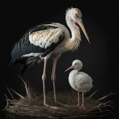 Fototapeta premium white stork