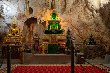 Rayong, Thailand, December 4, 2022 . Wat Tham Khao Prathun. Very beautiful place. Incredible nature...