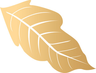 golden leaf icon