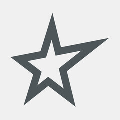 Obraz premium Star Classic rating icon web quality vector illustration cut