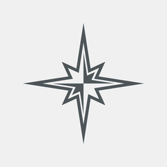 Obraz premium Star north quality vector illustration cut