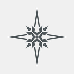 Obraz premium Star north quality vector illustration cut