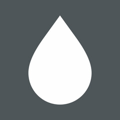 Water drop droplet raindrop icon illustration cut