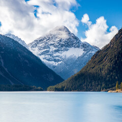 Am Plansee vor dem Tauern, Tirol, &Ouml;sterreich