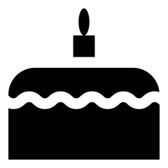 Fototapeta premium cake icon for mobile web ui design