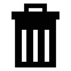 trash can icon for mobile web ui design