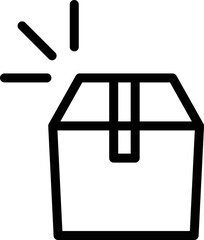 これは配達のアイコンのイラストです。