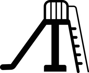 これは滑り台のアイコンのイラストです。