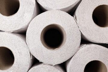 Texture, background from rolls of toilet paper