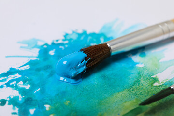 Concept of drawing, creativity in drawing and art