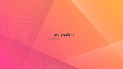 Abstract Modern Background with Wave Lines Motion with Vibrant Orange Purple Gradient Color