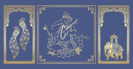 Hindu icons, Hinduism ,cultural heritage , India , Asia	